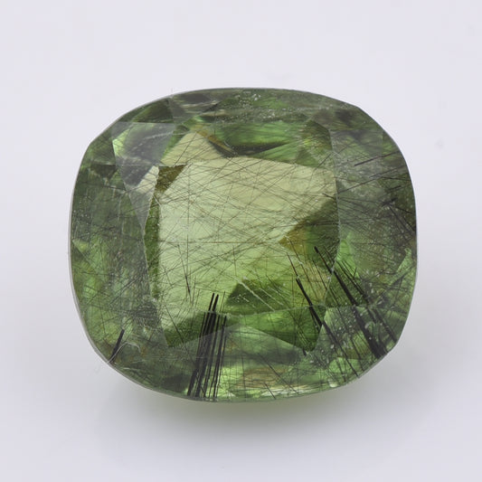 6.47 Natural Peridot Rectangular Cushion Mixed Cut Gemstone