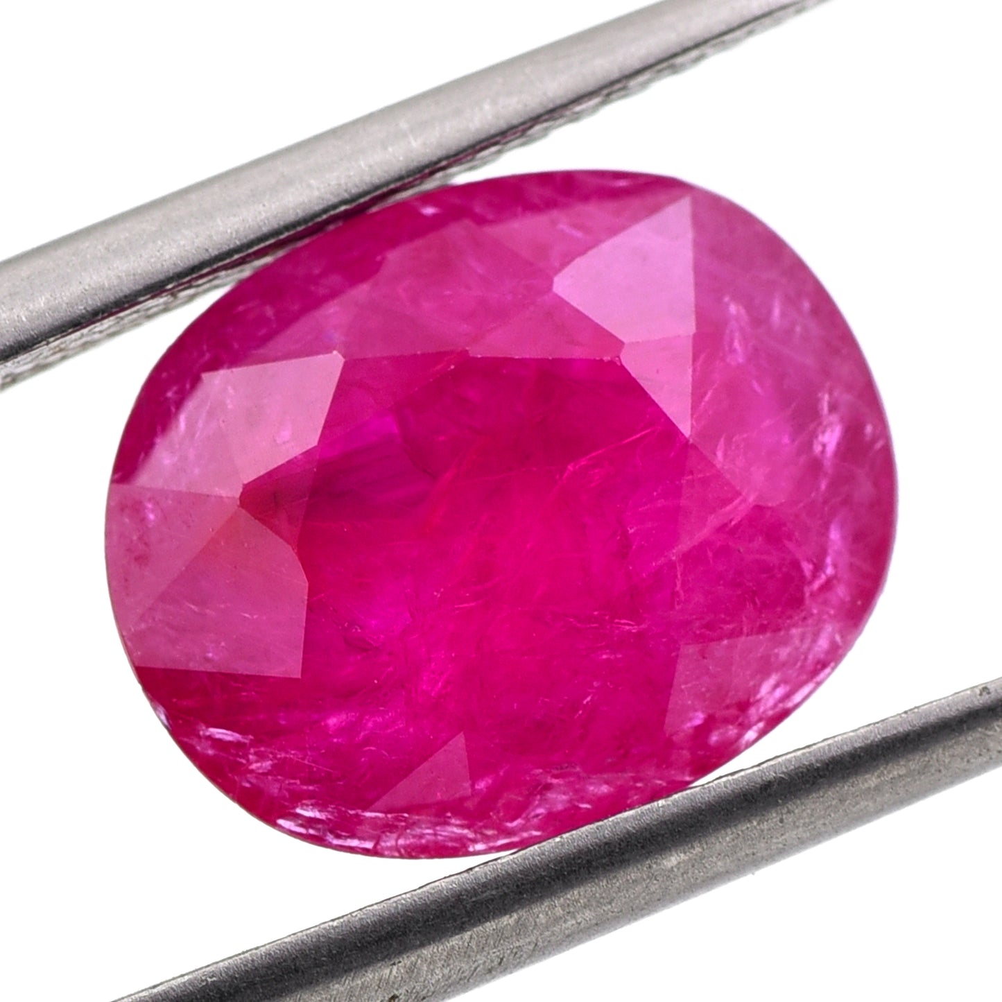 4.97 Natural Corundum Ruby Oval Mixed Cut Gemstone