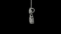 3.62 Carats Lab Grown Diamond 14K Gold Pendant