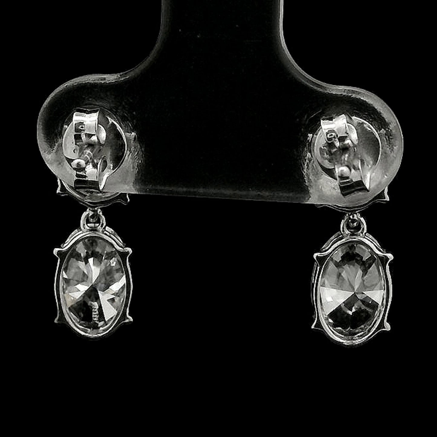3.77 Carats Lab Grown Diamond 14K Gold Earrings