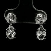 3.77 Carats Lab Grown Diamond 14K Gold Earrings