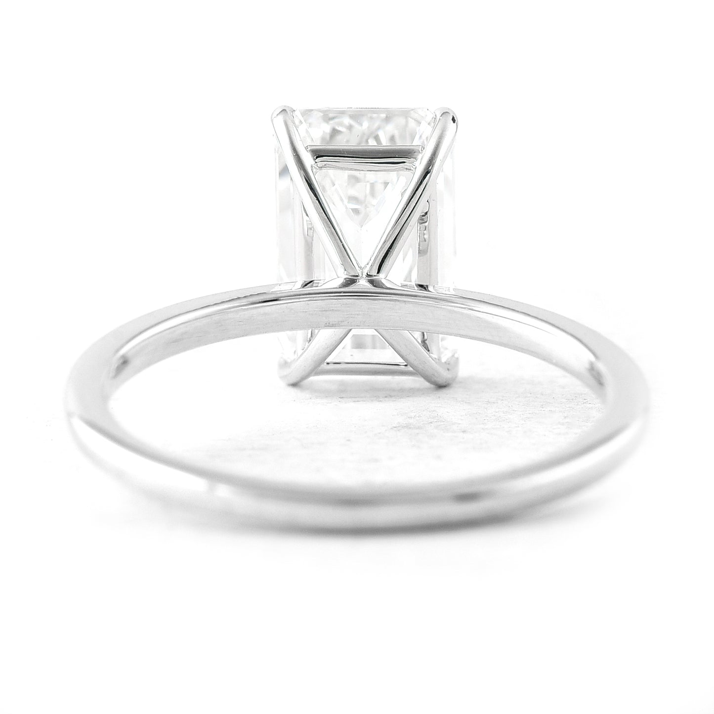 3.09 Carats Lab Grown Diamond 14K Gold Ring