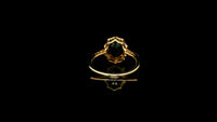 2.73 Ct Oval Natural Sapphire 14K Gold Ring