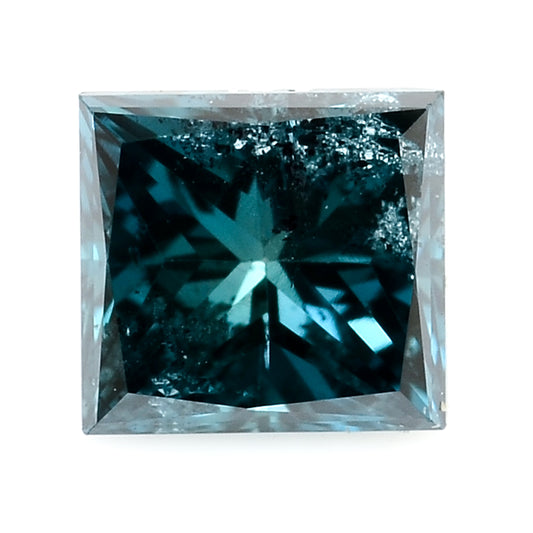 0.30 Blue Diamond Sqaure Loose Gemstone