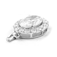 2.55 Carats Lab Grown Diamond 14K Gold Pendant