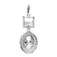 3.15 Carats Lab Grown Diamond 14K Gold Pendant