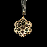 2.53 Ct Round Tourmaline 14K Gold Pendant