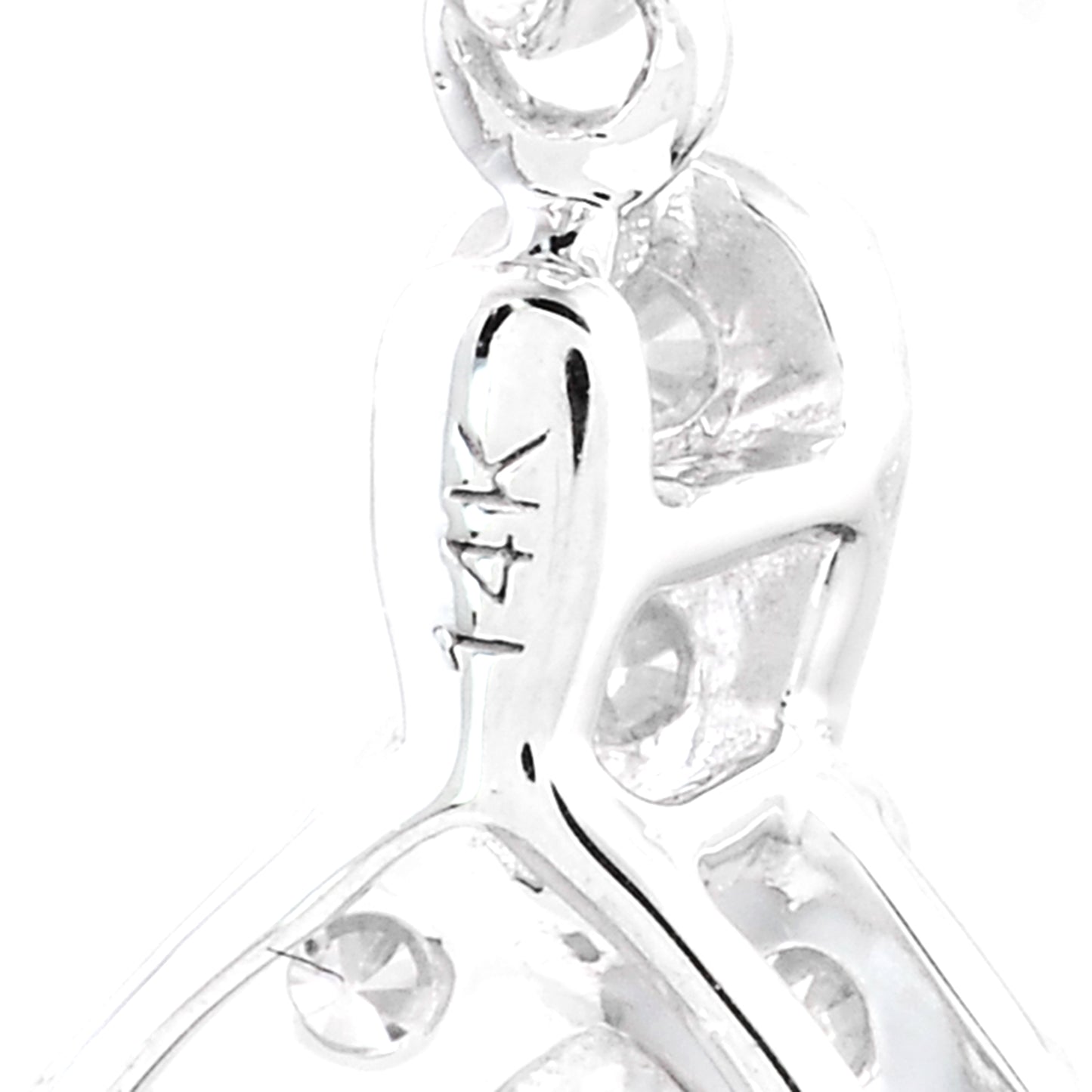 3.63 Carats Pink Lab Grown Diamond 14K Gold Pendant