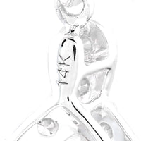 3.63 Carats Pink Lab Grown Diamond 14K Gold Pendant
