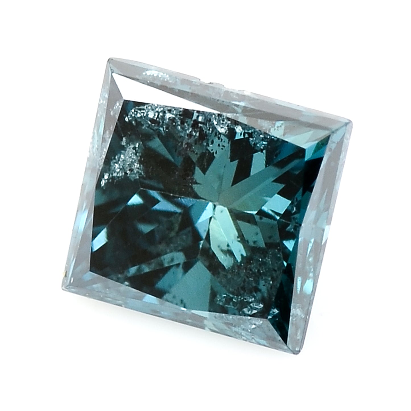 0.30 Blue Diamond Sqaure Loose Gemstone