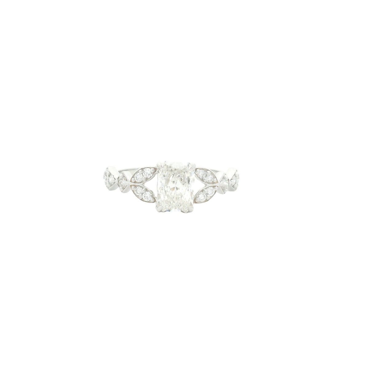 1.35 Carats Lab Grown Diamond 14K Gold Ring