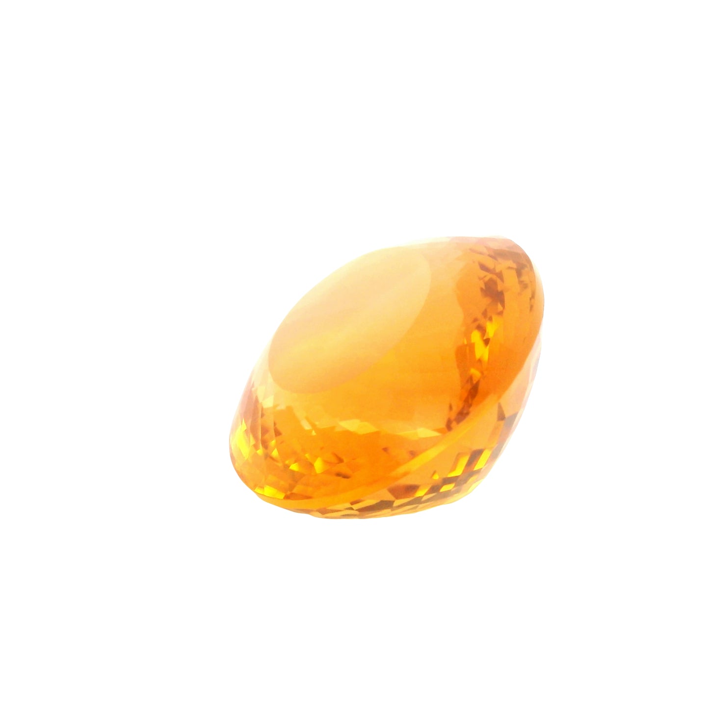 126.97 Citrine Oval Gemstone