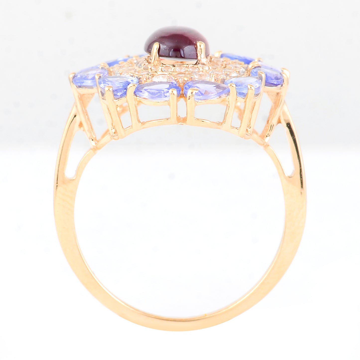 2.97 Ct Oval Tourmaline 14K Gold Ring
