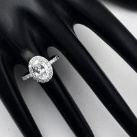 2.09 Carats Lab Grown Diamond 950 Platinum Ring