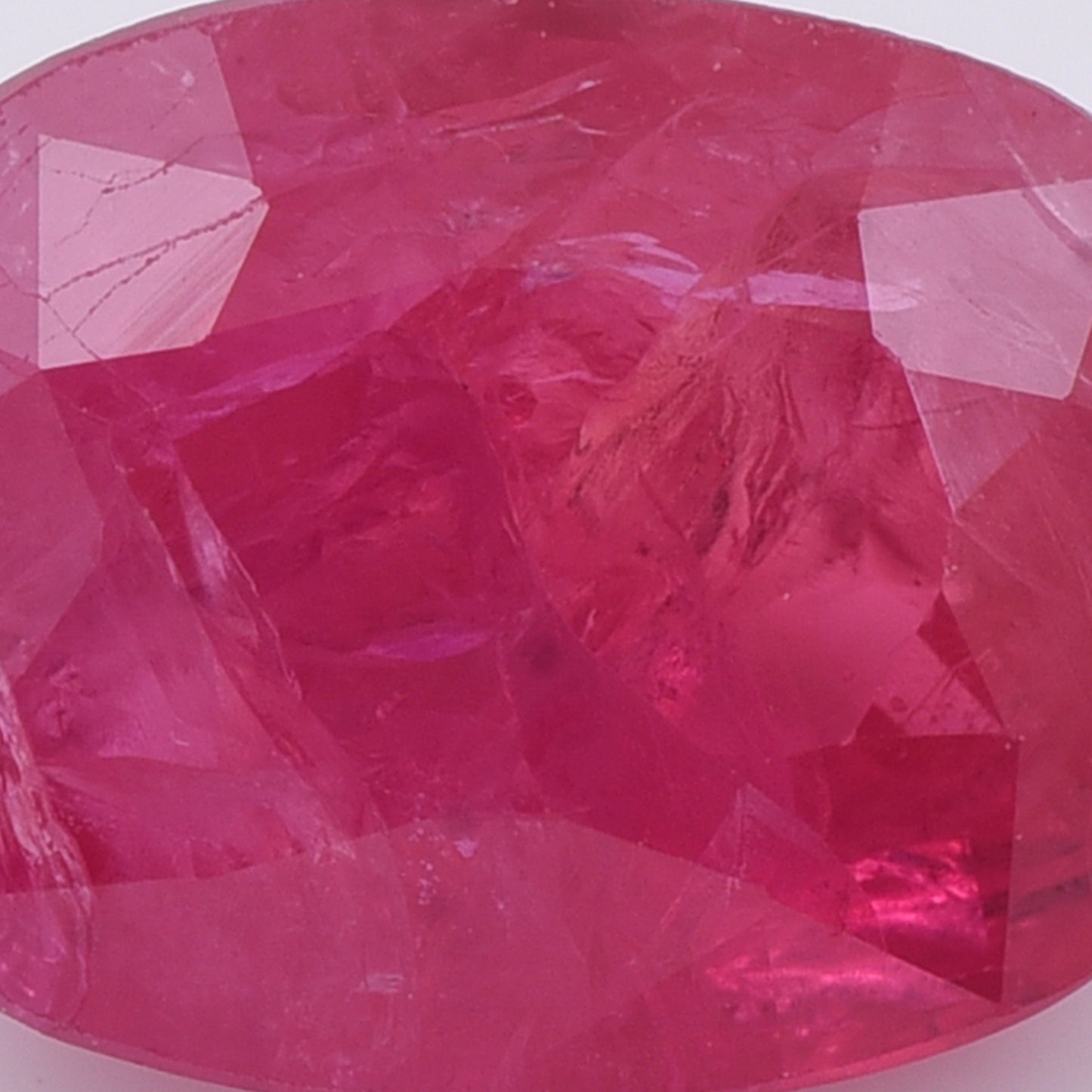 2.35 Natural Corundum Ruby Rectangular Cushion Mixed Cut Gemstone