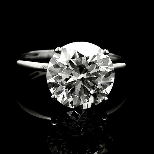 3.50 Carats Lab Grown Diamond 14K Gold Ring