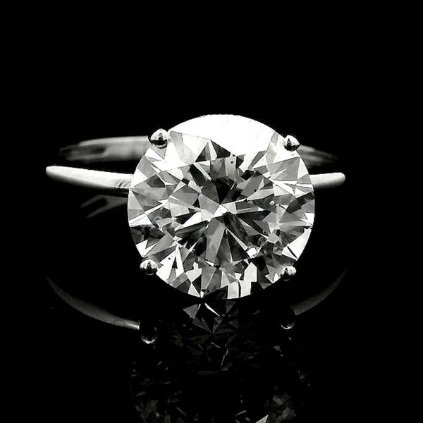 3.50 Carats Lab Grown Diamond 14K Gold Ring