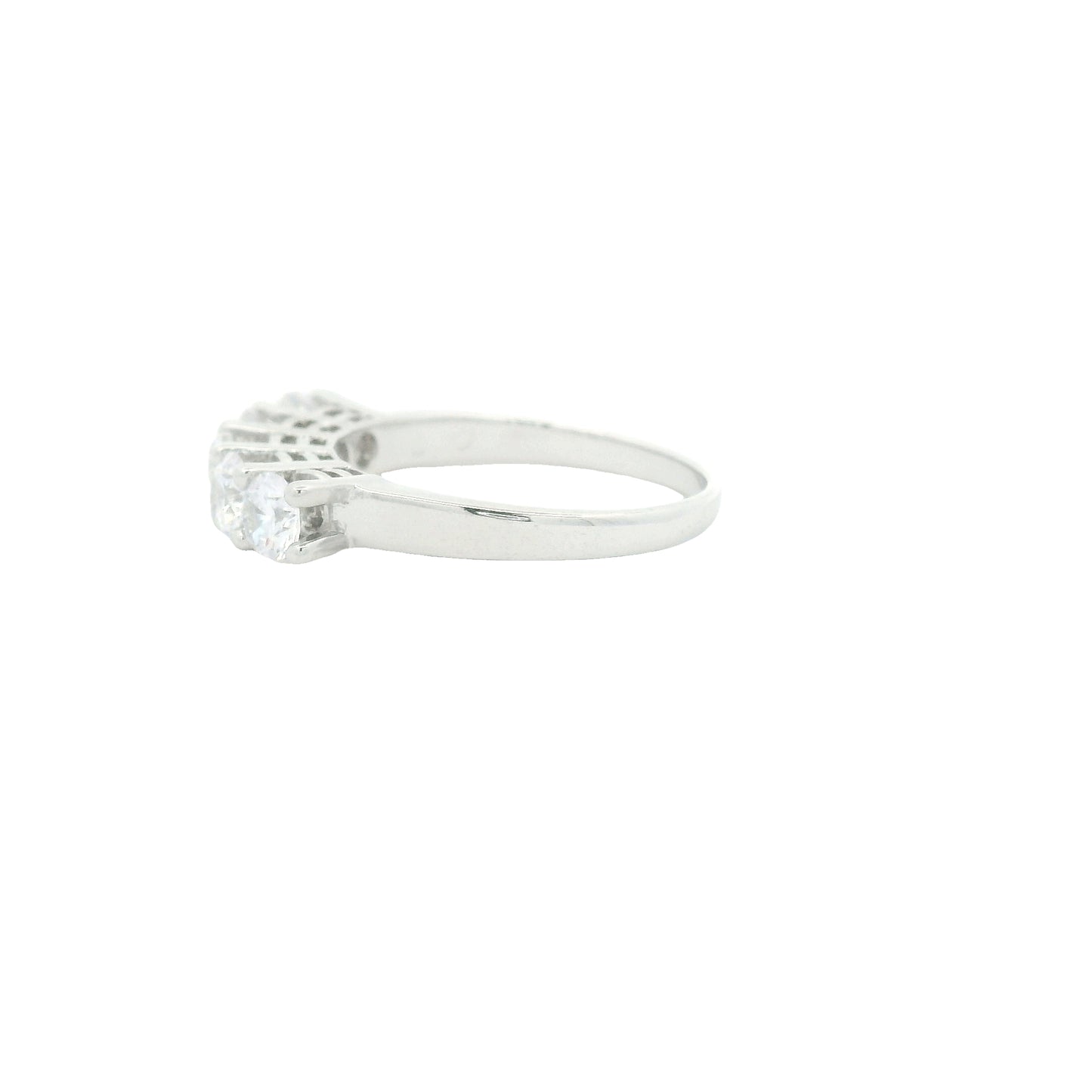 2.44 Ct Cubic Zirconia 925 Sterling Silver Ring