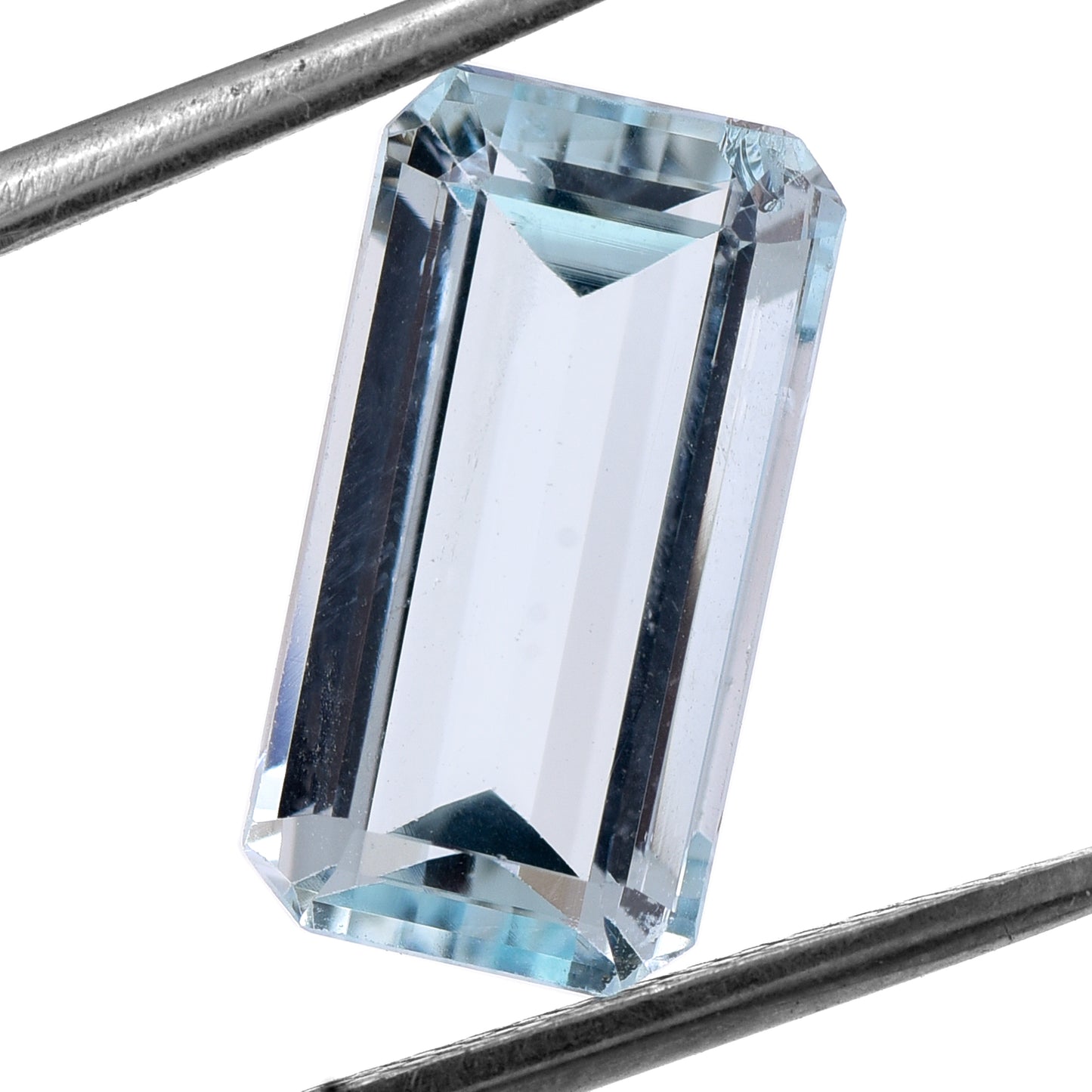 3.29 Natural Beryl Aquamarine Emerald Cut Gemstone