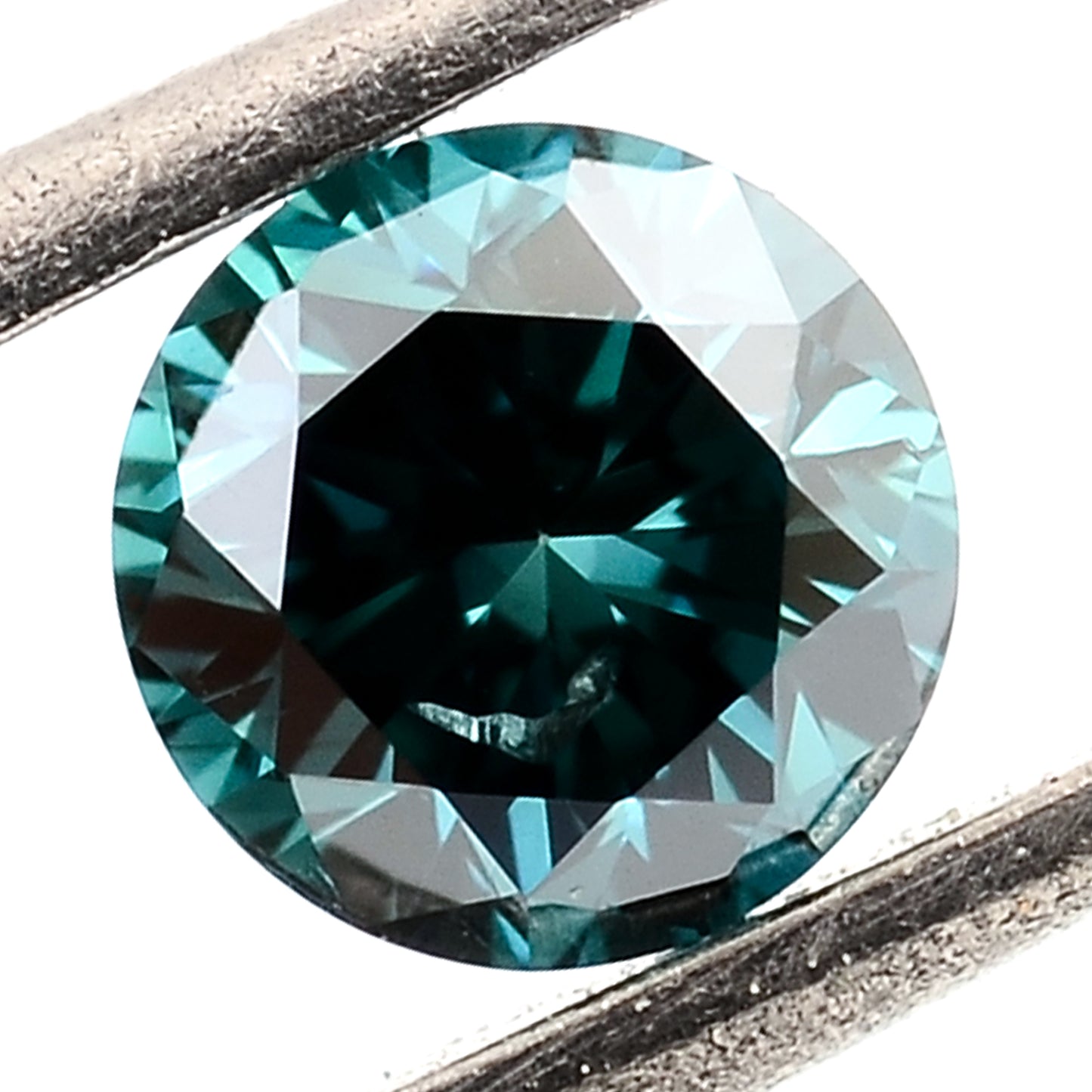 0.50 Blue Diamond Round Loose Gemstone