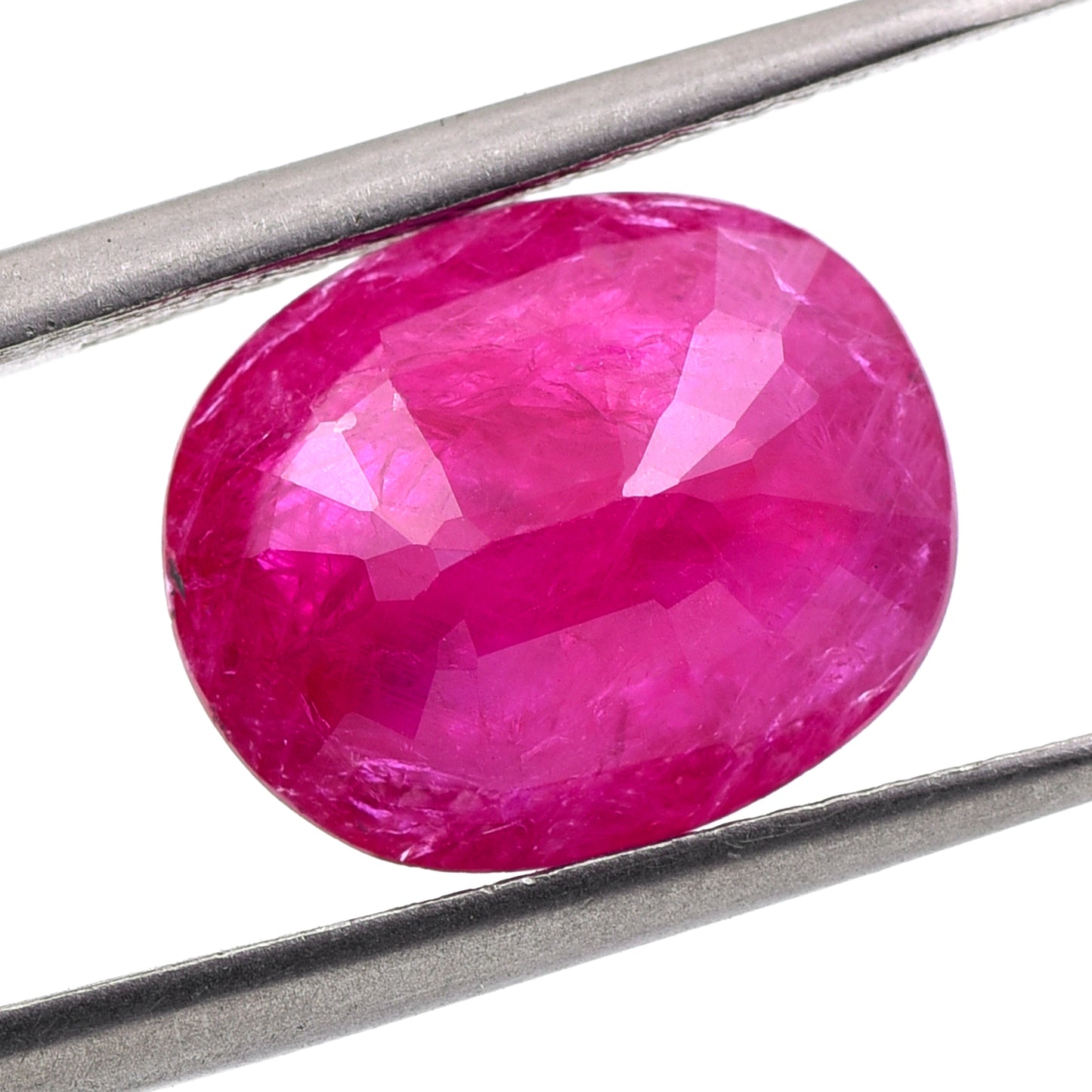 4.97 Natural Corundum Ruby Oval Mixed Cut Gemstone