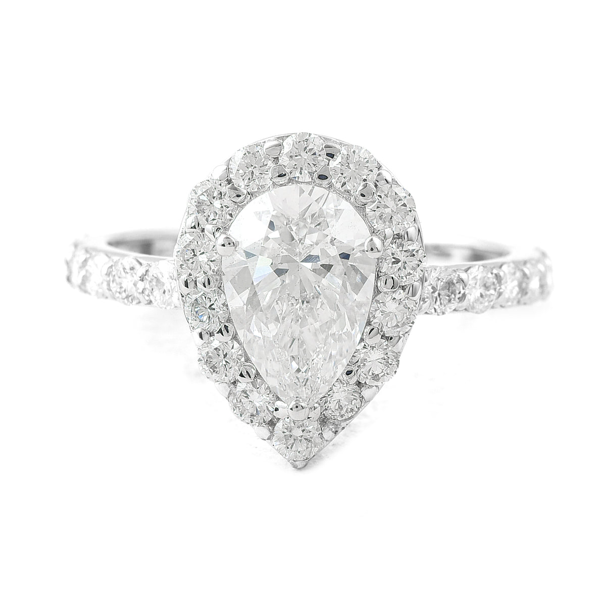 2.25 Carats Lab Grown Diamond 14K Gold Ring