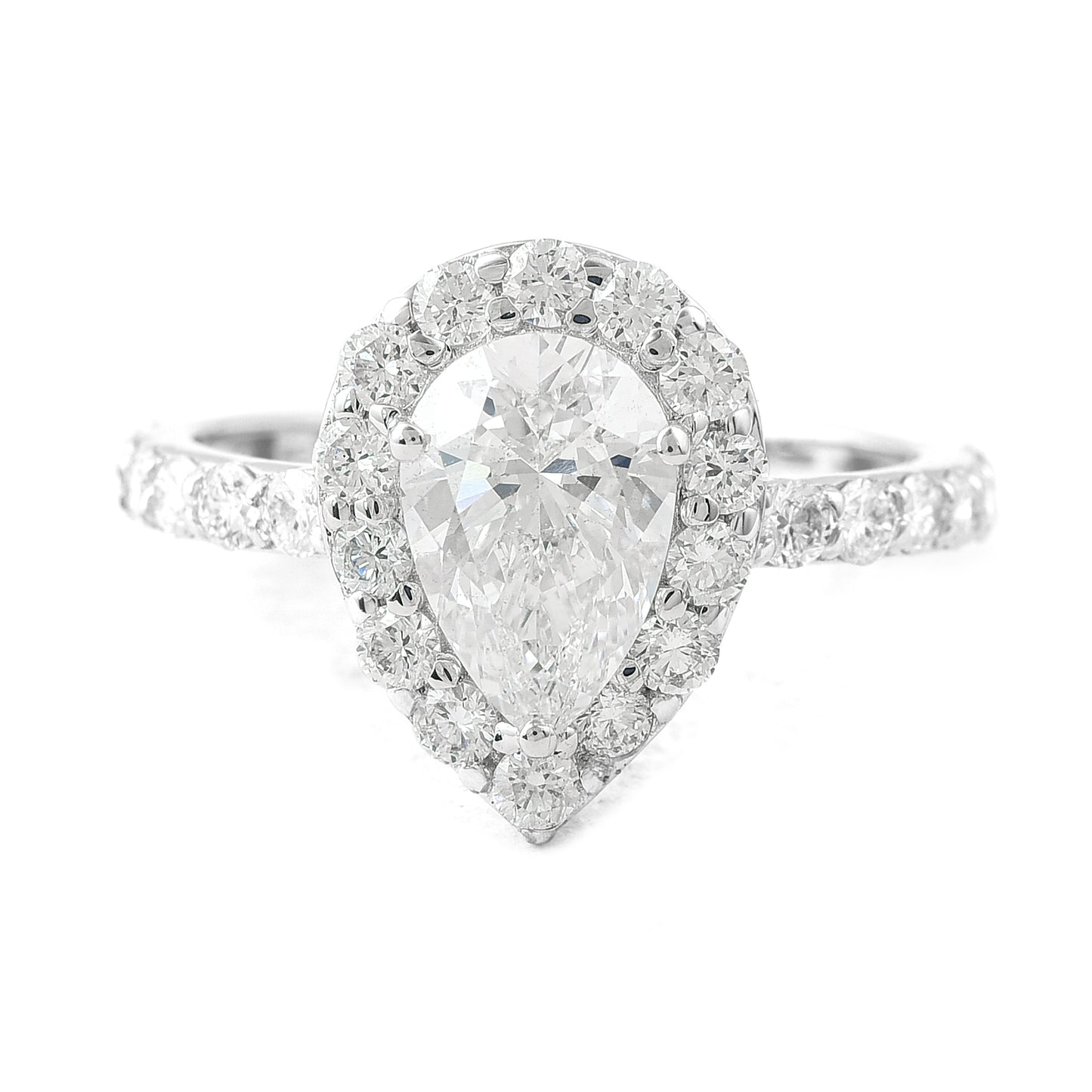2.25 Carats Lab Grown Diamond 14K Gold Ring