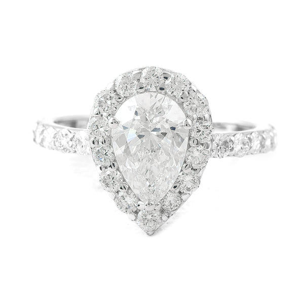 2.25 Carats Lab Grown Diamond 14K Gold Ring