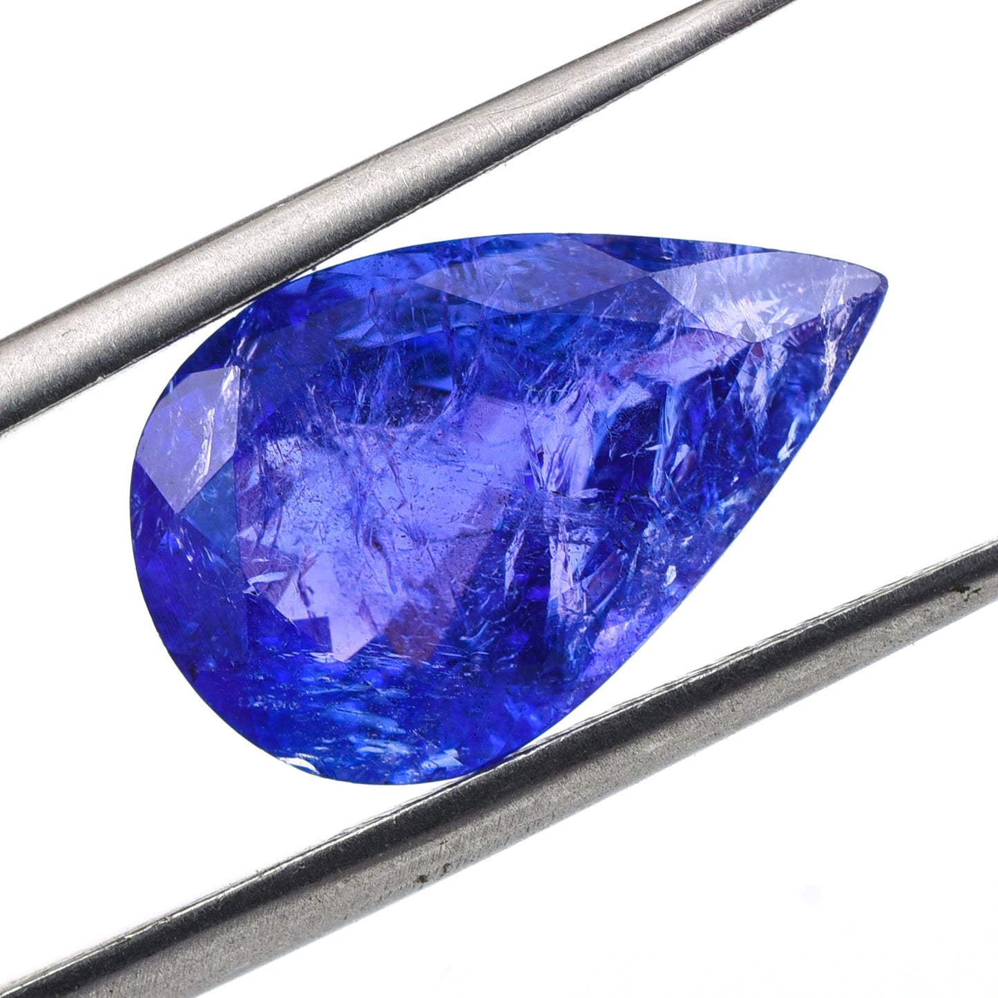 5.83 Natural Zoisite Tanzanite Pear Mixed Cut Gemstone