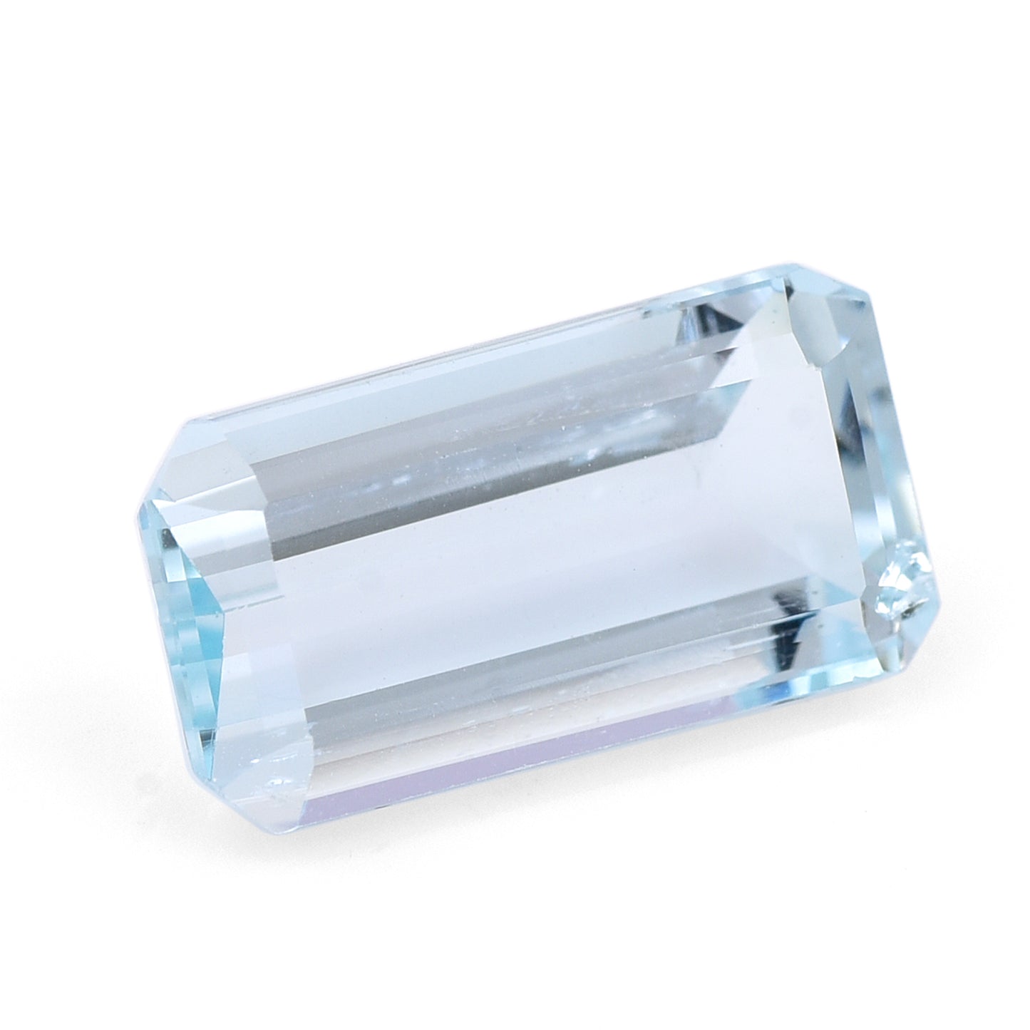 3.29 Natural Beryl Aquamarine Emerald Cut Gemstone
