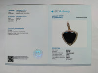 2.12 Ct Triangle Mixed Cut Natural Green Tourmaline 14K Gold Pendant