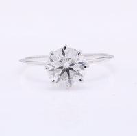 2.03 Carats Lab Grown Diamond 14K Gold Ring