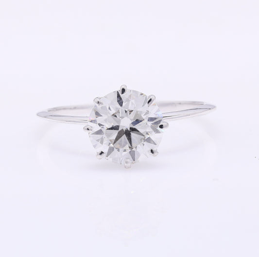 2.03 Carats Lab Grown Diamond 14K Gold Ring