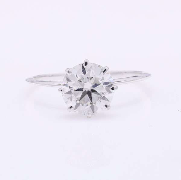 2.03 Carats Lab Grown Diamond 14K Gold Ring