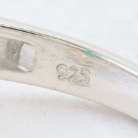2.95 Ct Round Green Topaz 925 Sterling Silver Ring