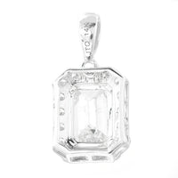 2.96 Carats Lab Grown Diamond 14K Gold Pendant