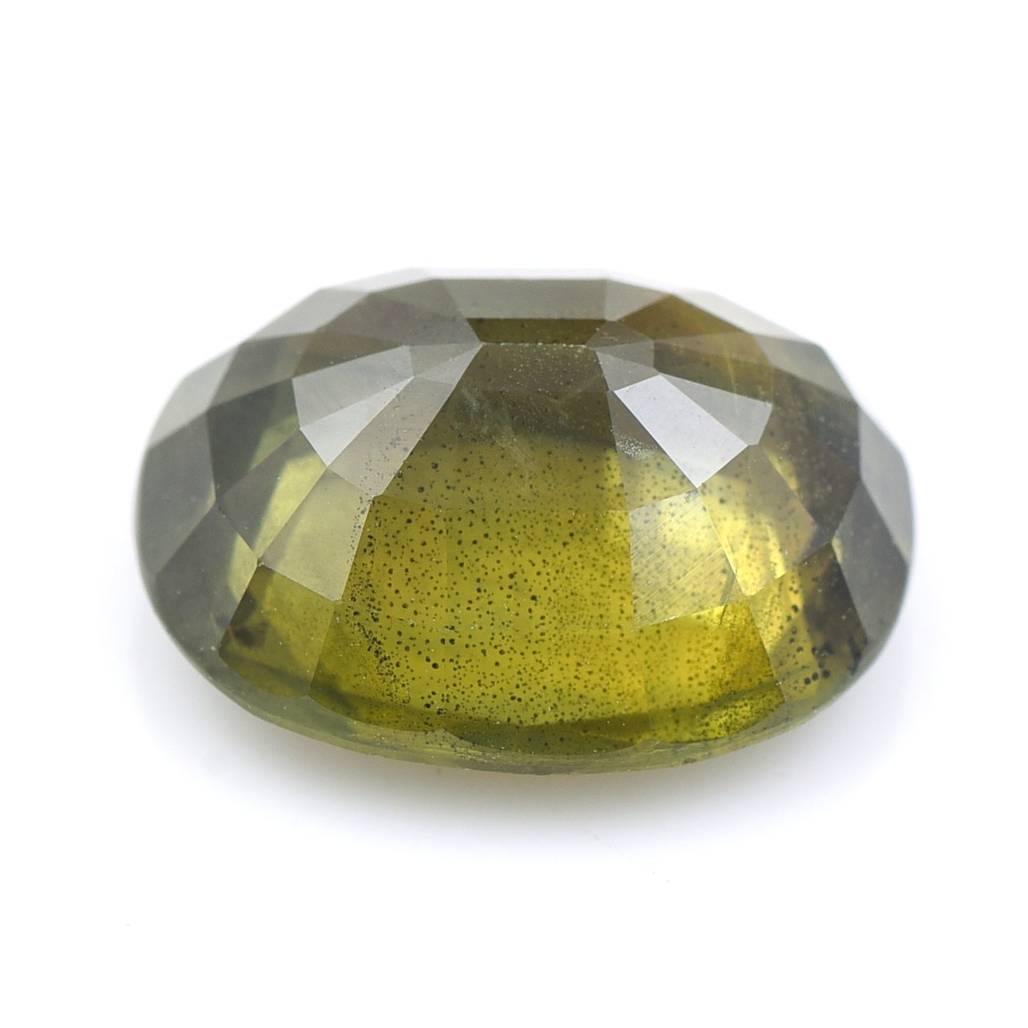 6.72 Natural Corundum Green Sapphire Rectangular Cushion Mixed Cut Gemstone