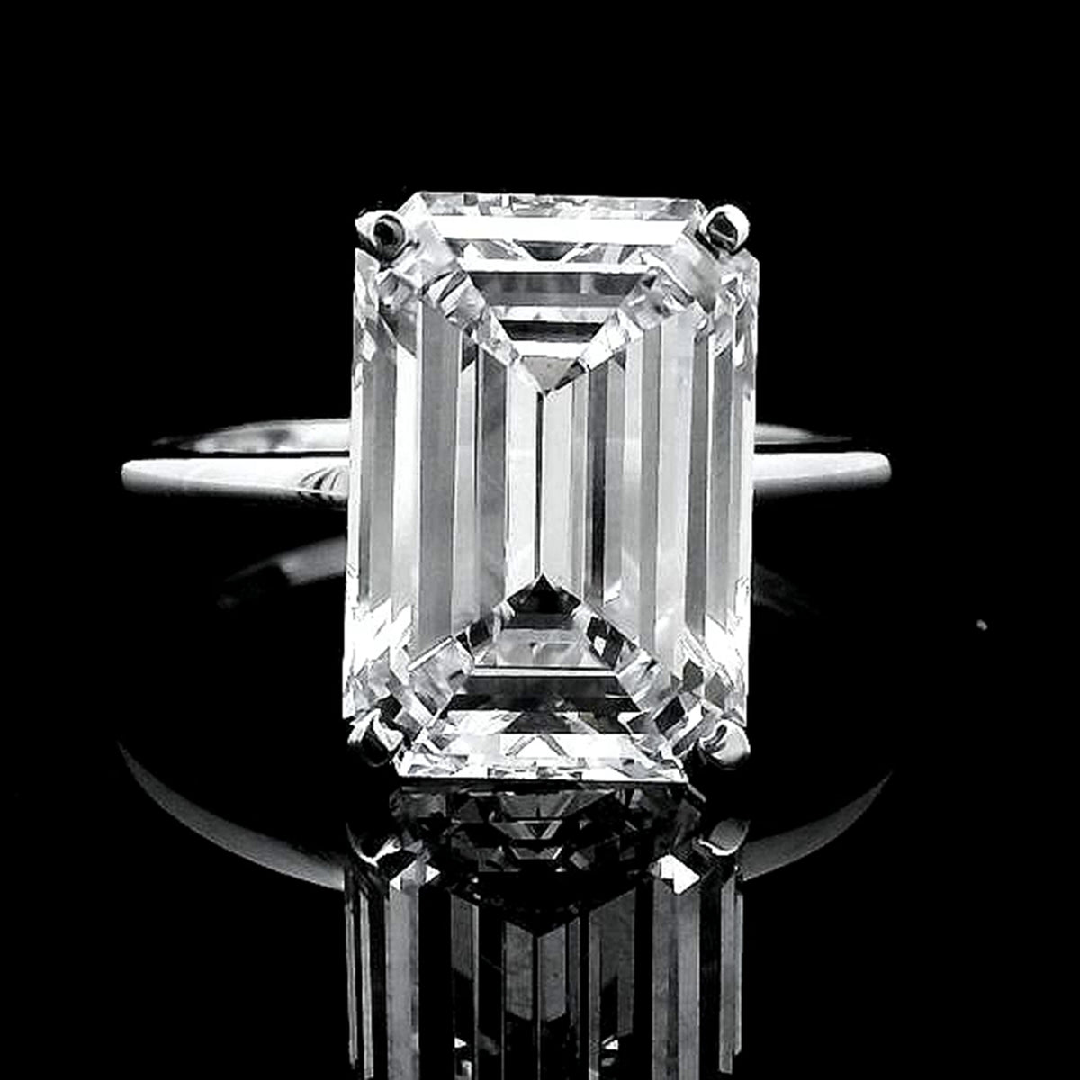 5.09 Carats Lab Grown Diamond 14K Gold Ring
