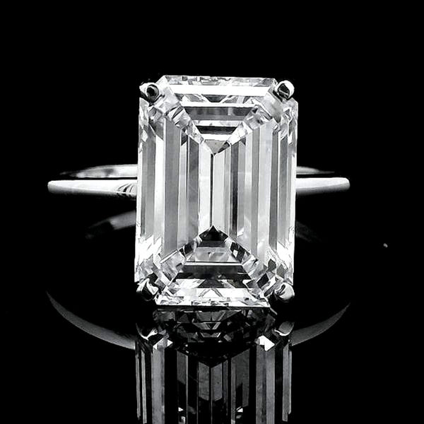 5.09 Carats Lab Grown Diamond 14K Gold Ring