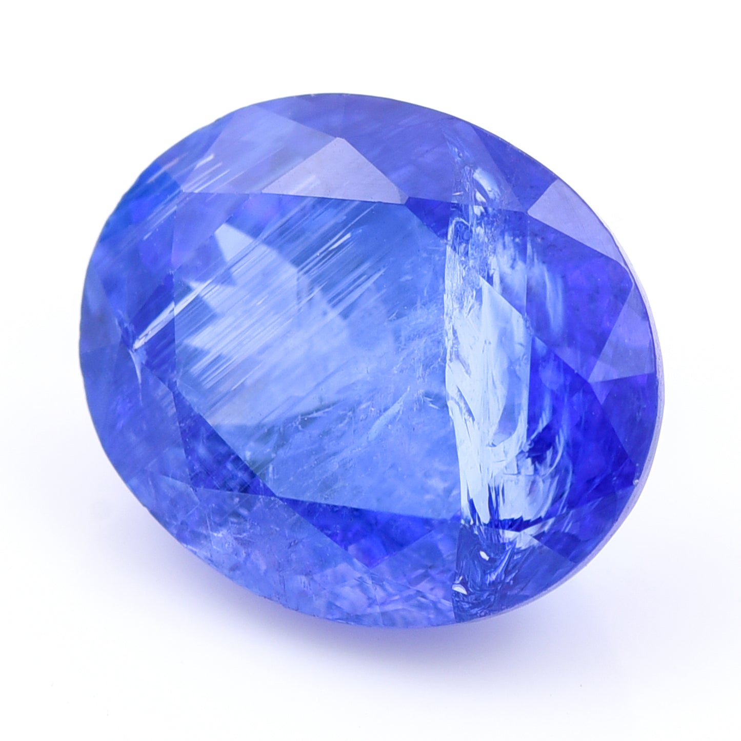 6.08 Natural Zoisite Tanzanite Oval Mixed Cut Gemstone