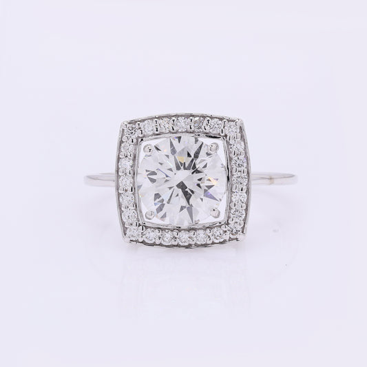 2.38 Carats Lab Grown Diamond 14K Gold Ring