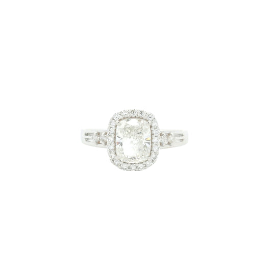 1.55 Carats Lab Grown Diamond 14K Gold Ring