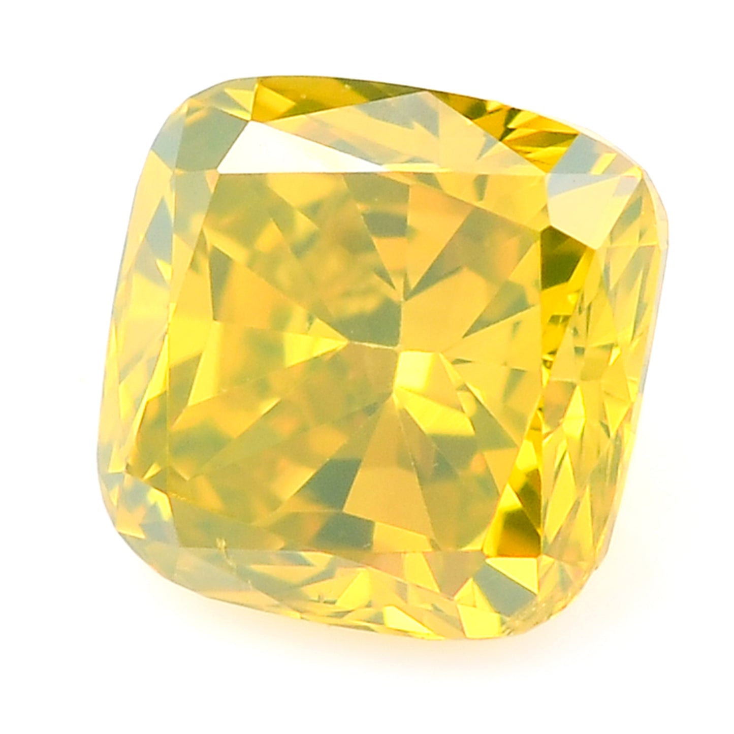 0.25 Yellow Diamond Cushion Loose Diamond