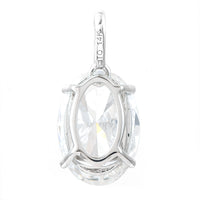 3.05 Carats Lab Grown Diamond 14K Gold Pendant