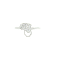 0.99 Ct Cubic Zirconia 925 Sterling Silver Ring