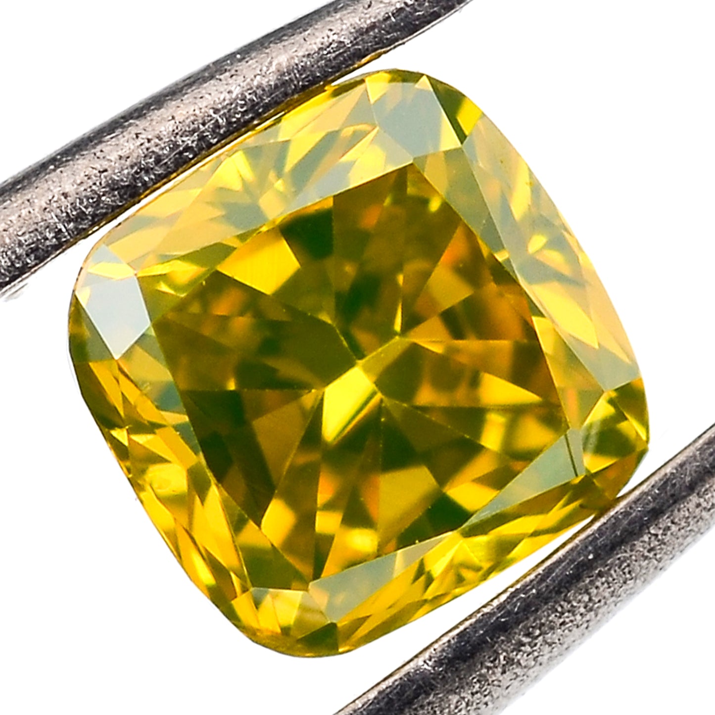 0.25 Yellow Diamond Cushion Loose Diamond