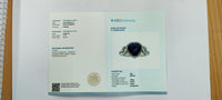 2.57 Ct Heart Mixed Cut Natural Sapphire 14K Gold Ring