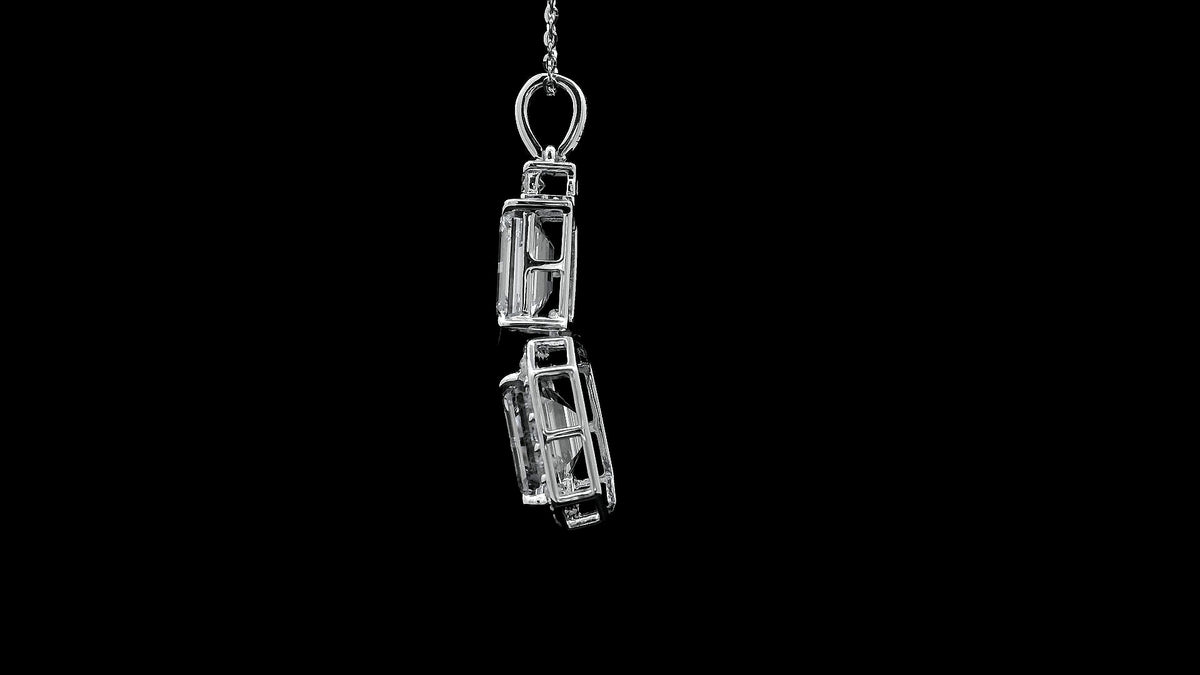 4.07 Carats Lab Grown Diamond 14K Gold Pendant