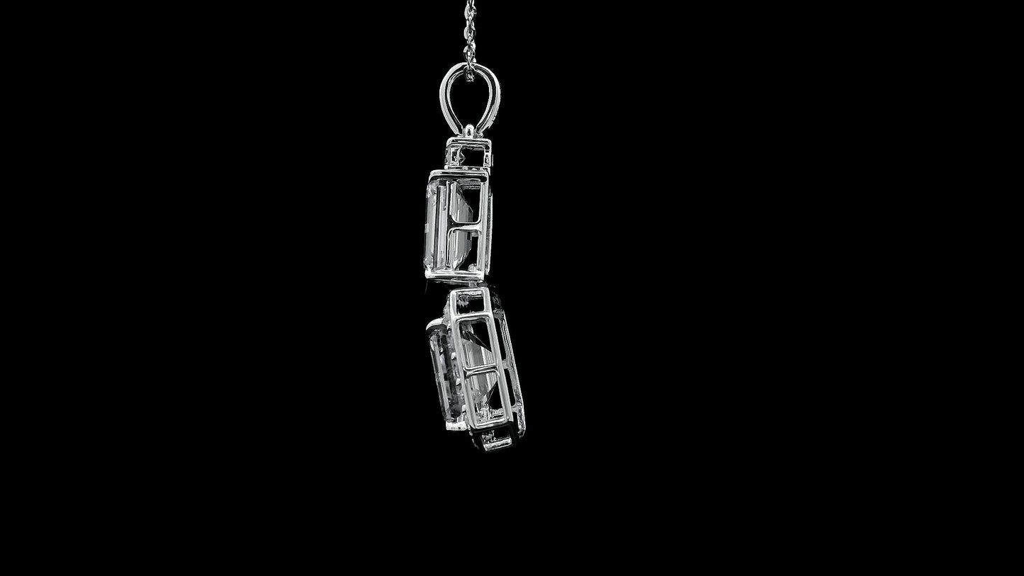 4.07 Carats Lab Grown Diamond 14K Gold Pendant