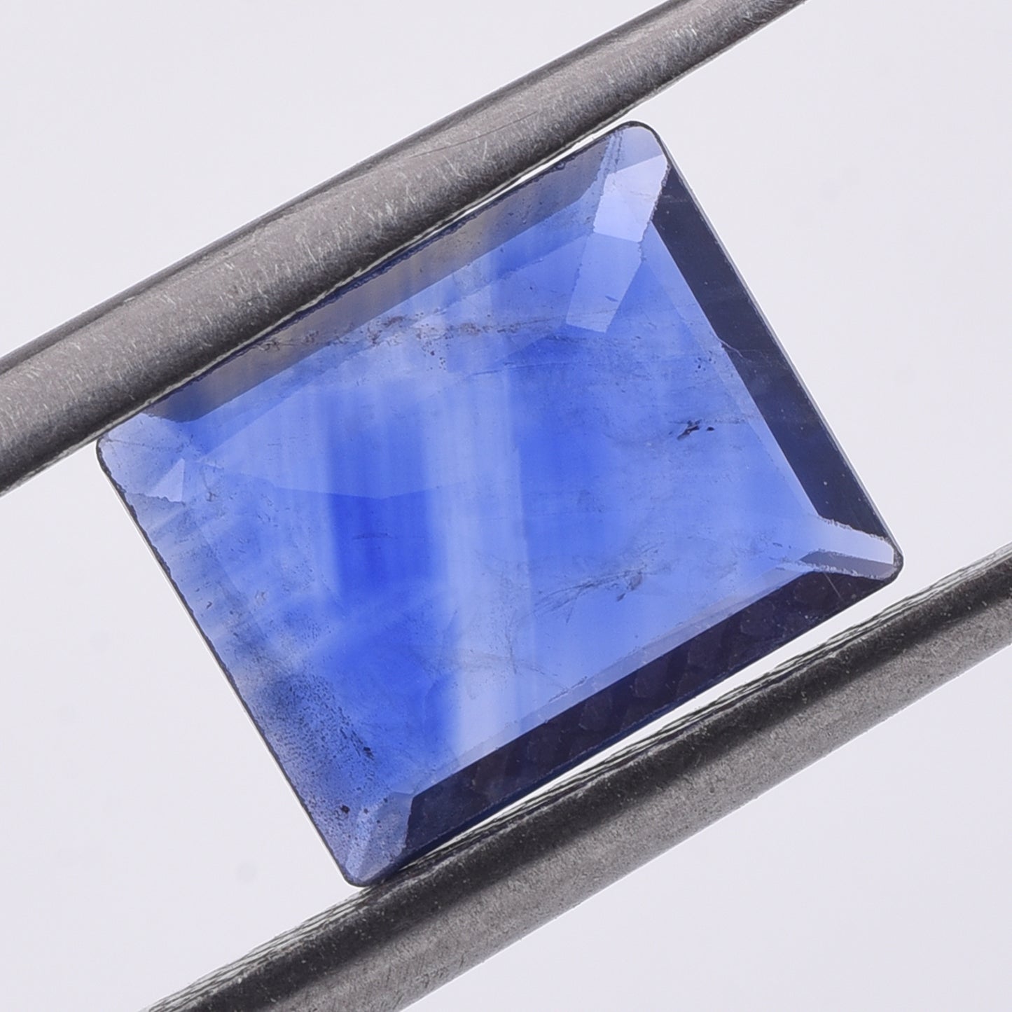 2 Natural Corundum Sapphire Rectangular Step Cut Gemstone